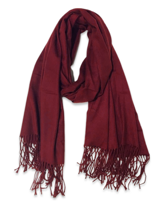 Soft cashmere sjaal - Bordeaux