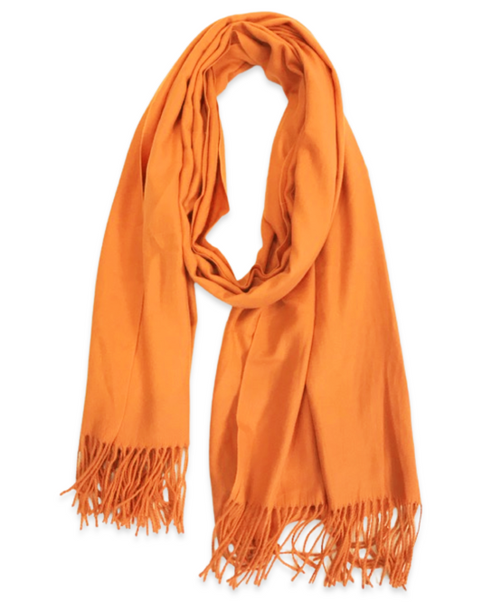 Soft cashmere sjaal - Dark orange