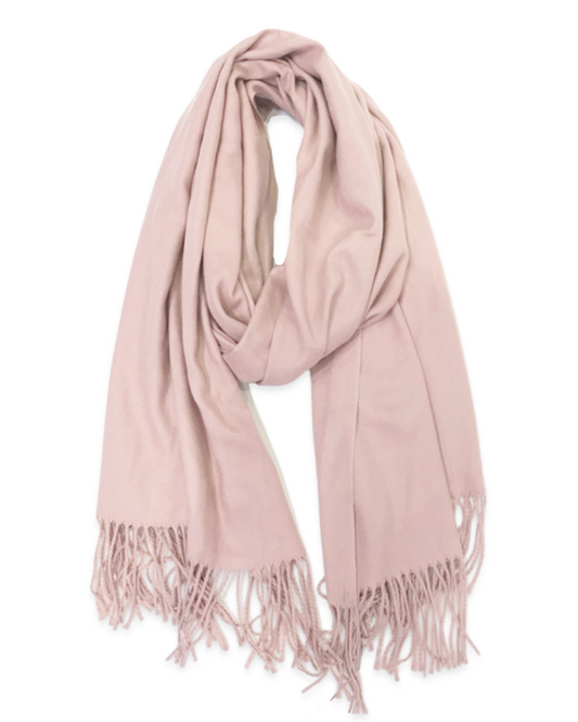 Soft cashmere sjaal - Off pink