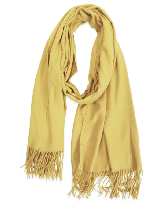 Soft cashmere sjaal - Light yellow