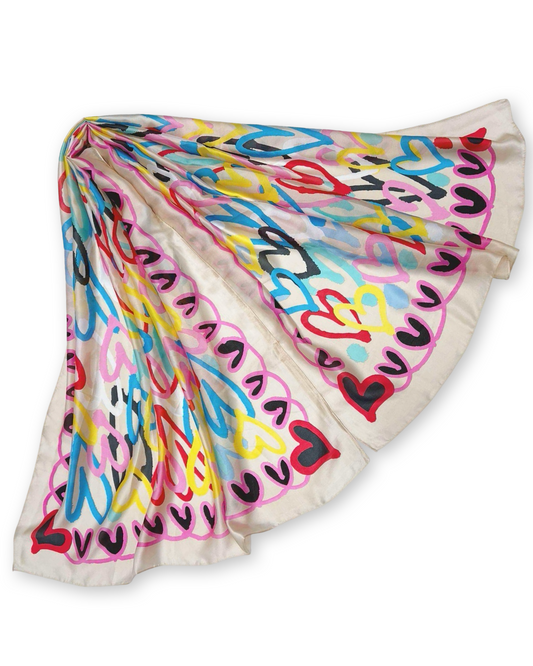 Love sjaal silky - Beige