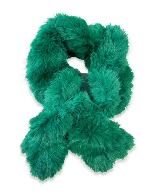 Wintersjaal Faux fur - Green