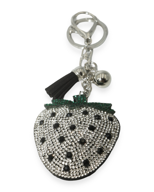 Strawberry bag charm