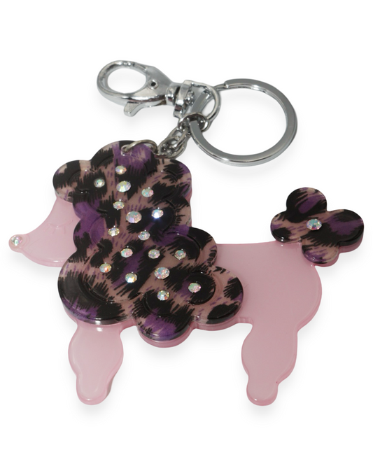 Poedel bag charm