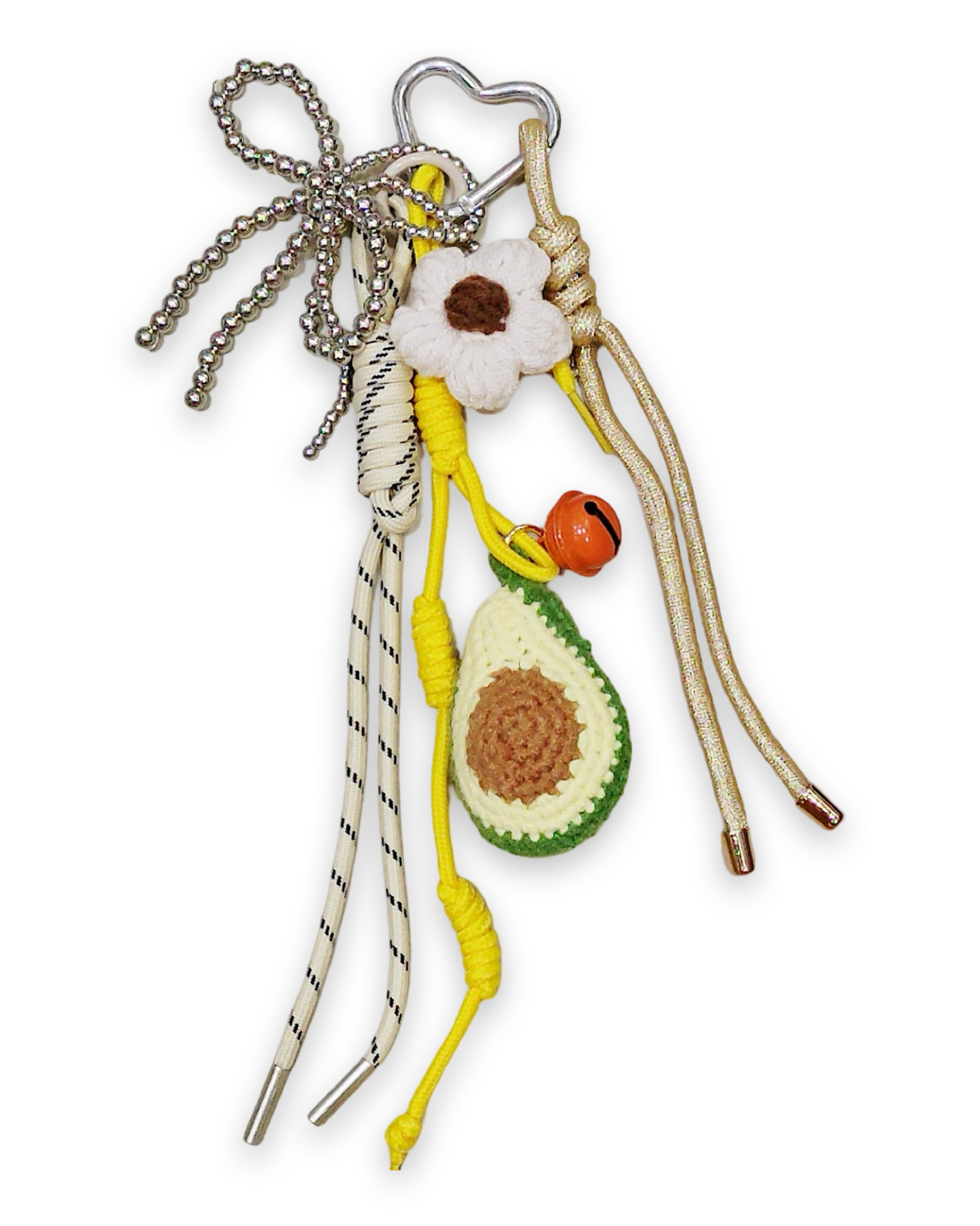 Avocado bag charm