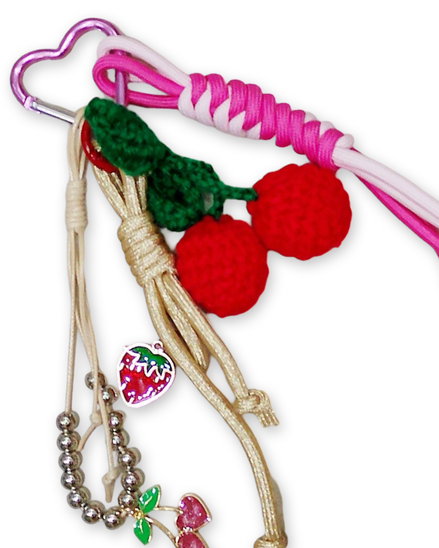 Cherry bag charm