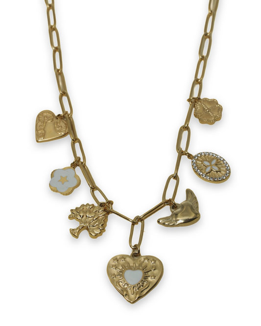 Lovely day charm ketting