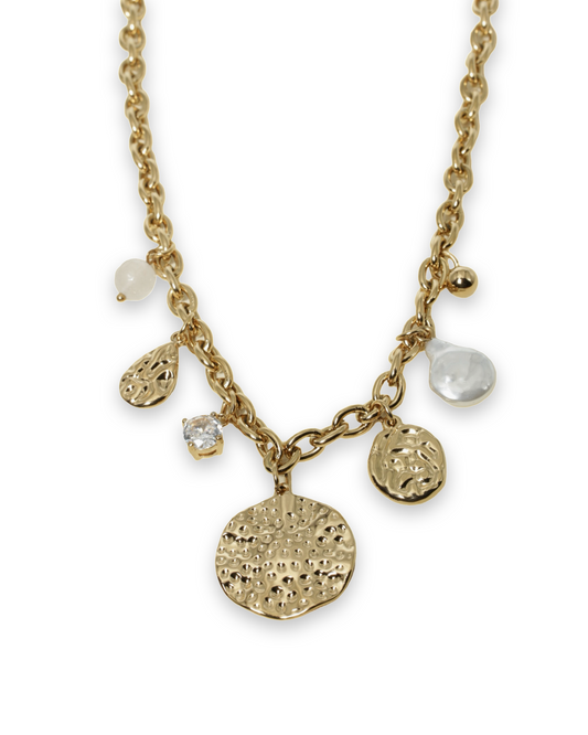 Coin charm ketting