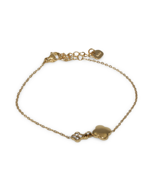 Clover bling armband