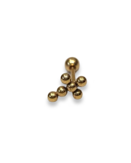 Cross oor piercing