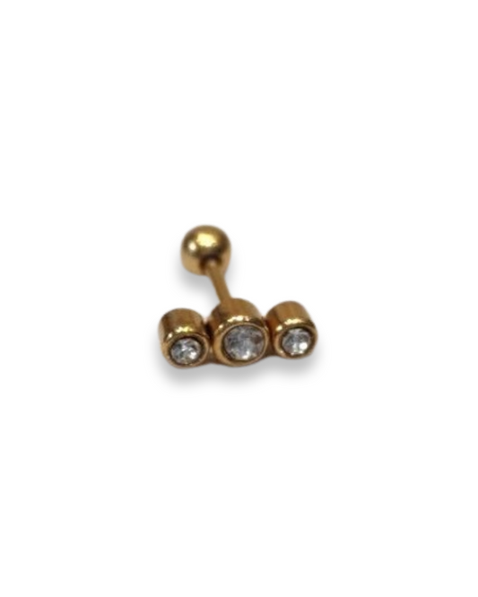 Triple piercing