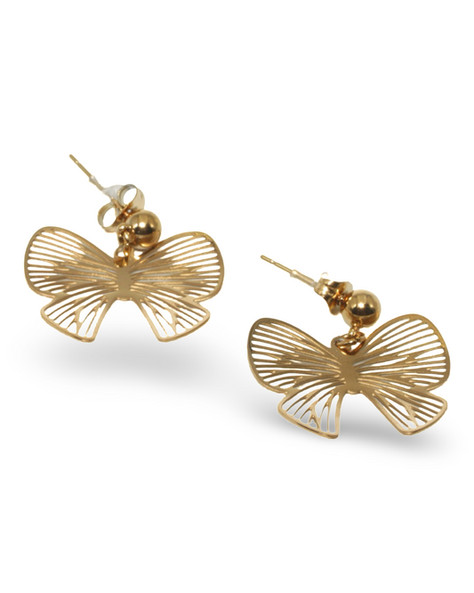 Cute bow oorbellen