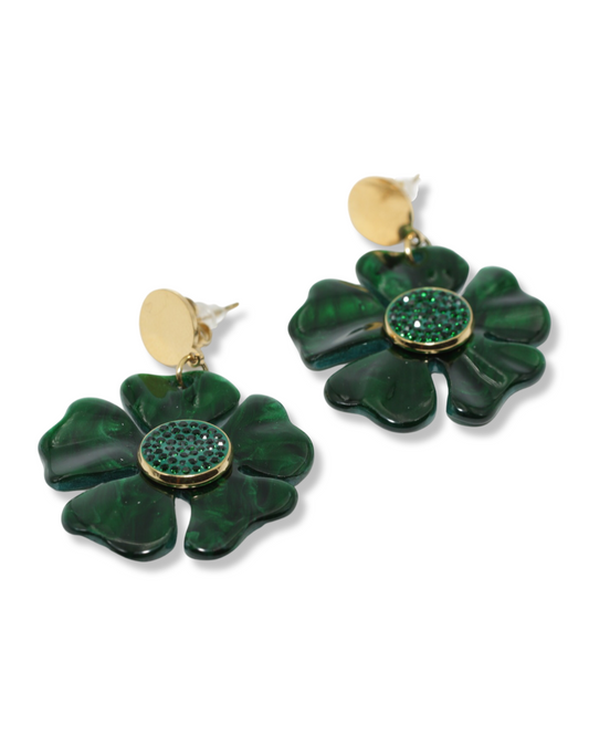 Floral oorbellen
