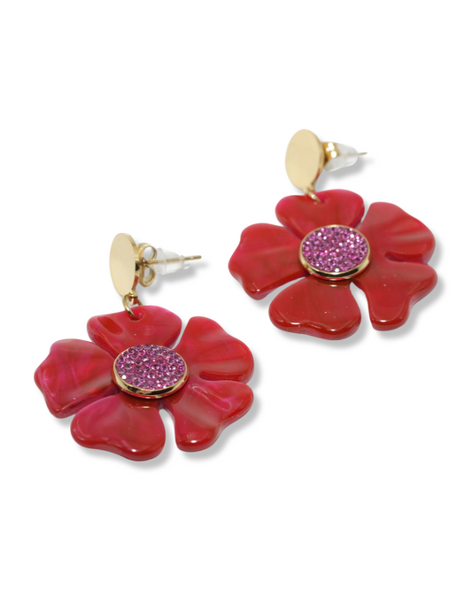 Floral oorbellen