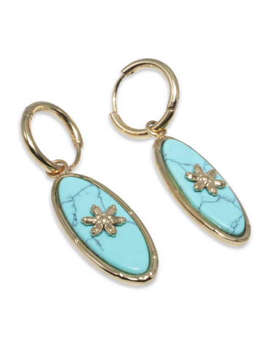 Amulet oorbellen