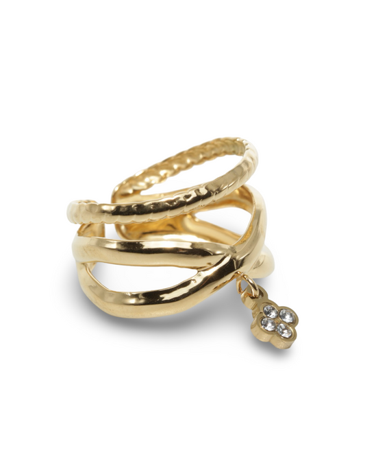 Clover cross ring