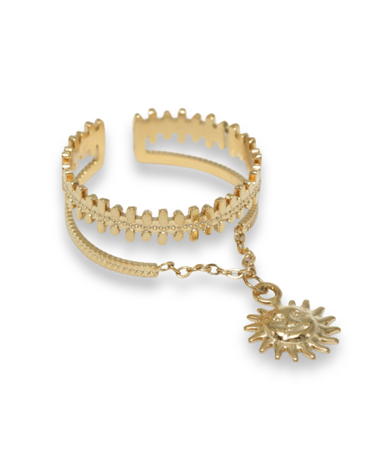 Ray of sun ring