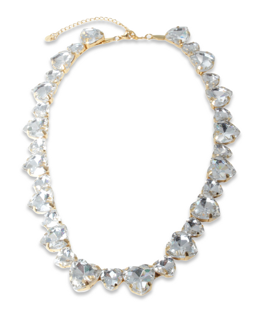 Heart of bling ketting